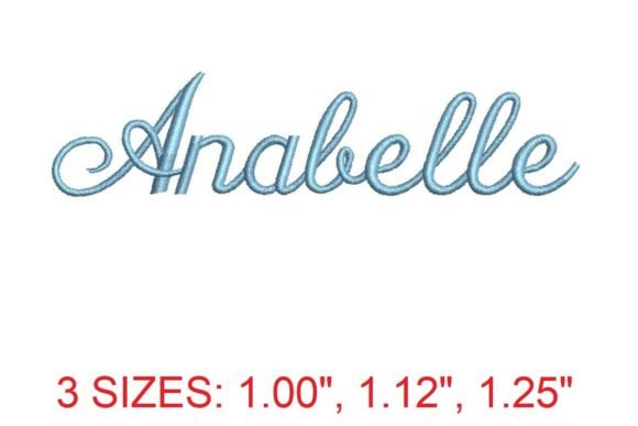 Annabelle Embroidery Font: Timeless Charm for Modern Projects