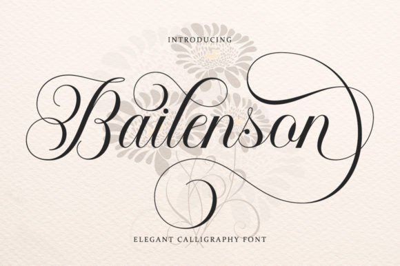 Bailenson Font: Elegance for Your Most Important Designs