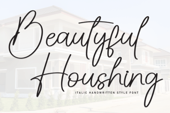 Beautyful Houshing Font: A Sweet Handwritten Typeface for Modern Designers