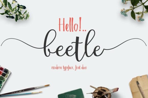Beetle Duo Font: A Toolkit for Whimsical Elegance