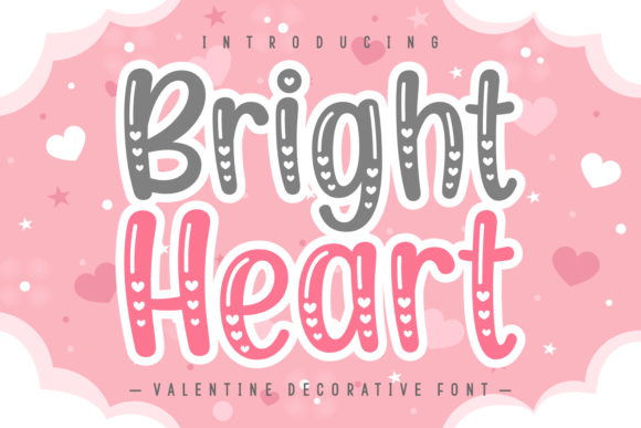 Bright Heart Font: A Playful Touch for Your Designs