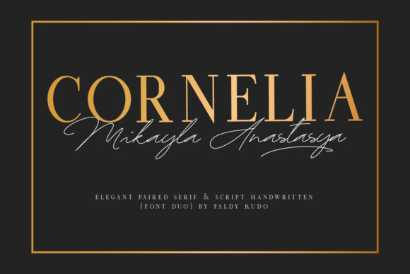 Cornelia Font Duo: Elegance Meets Modern Design