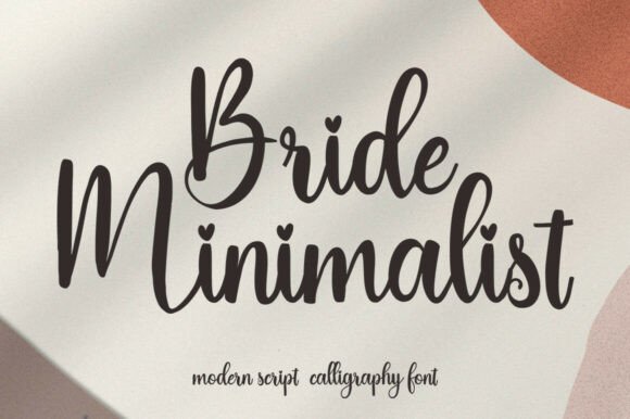 Designing with Heart: The Bride Minimalist Font Guide