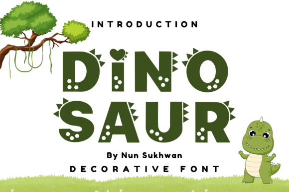 Dinosaur Font: A Playful Typeface for Bold Branding