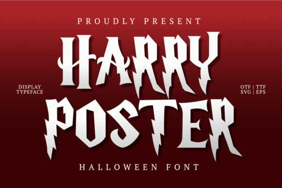 Harry Poster Regular Font: Bold Horror Typography