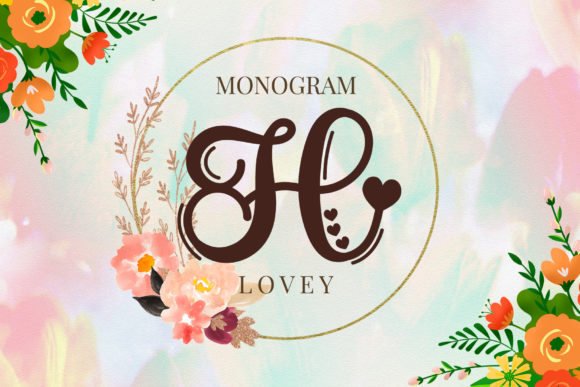 Lovey Monogram Font: Adding Elegant Personality to Your Projects