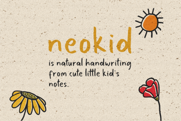 Neokid Handwriting Font: Capturing Childhood's Charm