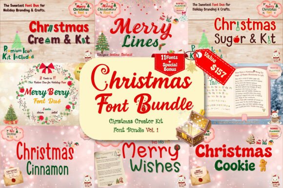The Ultimate Christmas Font Bundle for Festive Design