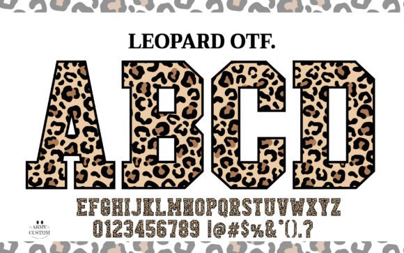 Untamed Style: Using Leopard Varsity Font in Design