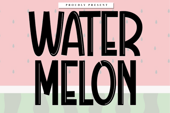 Water Melon Font: Your Go-To for Effortless Elegance